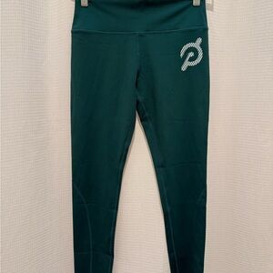 Peloton Green Scalloped Leggings